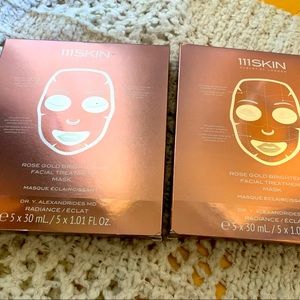 NIB 5-Packs 111Skin Rose Gold Brightening Mask